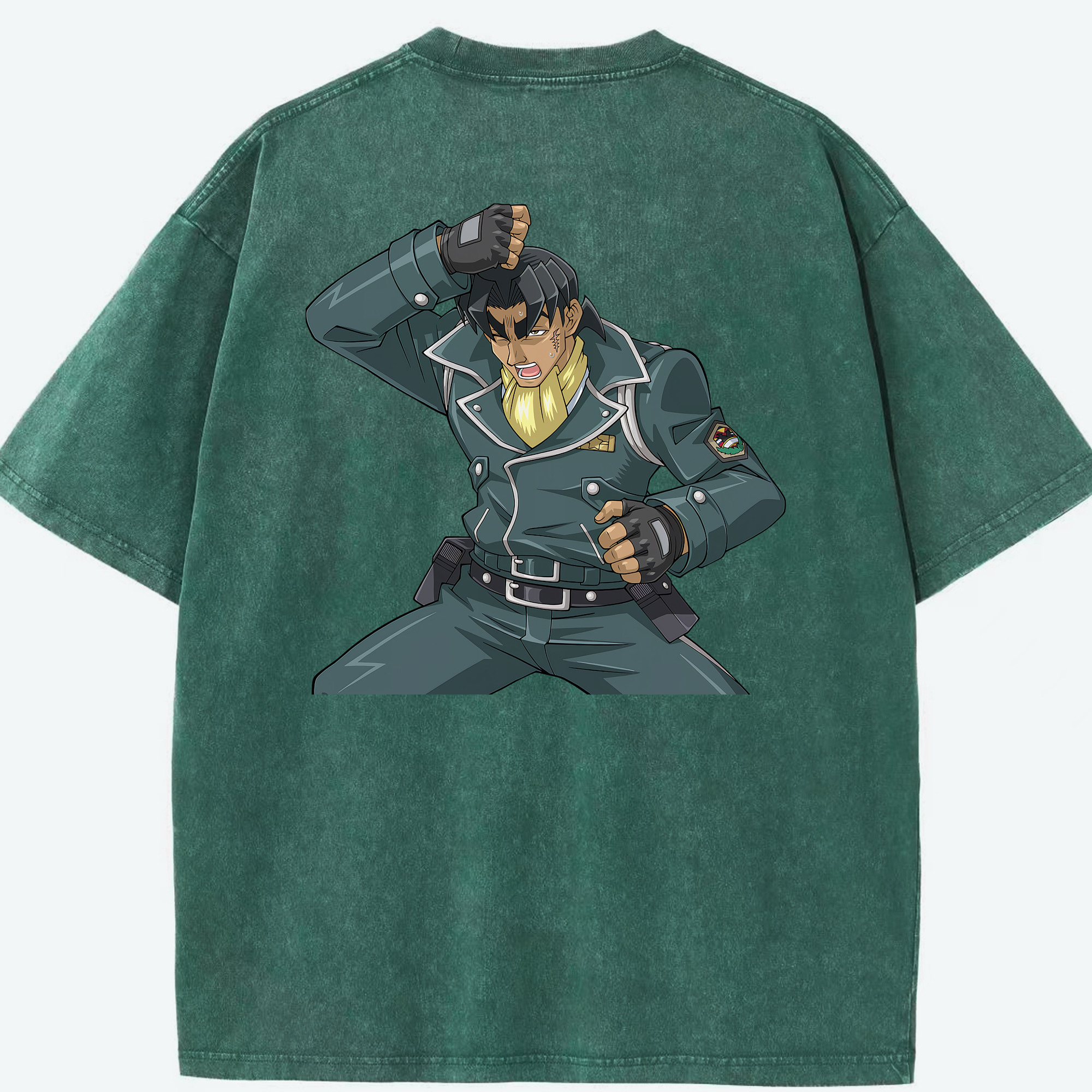（画像用） 遊☆戯☆王 Yu-Gi-Oh! 綿100% ヴィンテージ風 半袖Tシャツ（背面プリント）